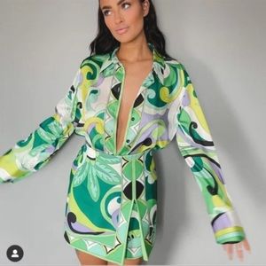 ZARA | NWT SHORT PRINT SKIRT BLOGGERS FAVORITE